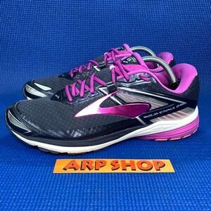 25- BROOKS RAVENNA 8 Women Size 12 Navy Blue Athletic Running Shoes 1202381B454